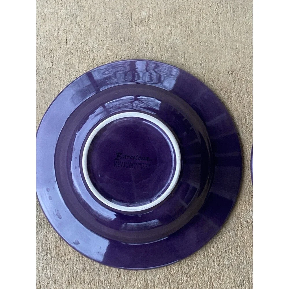 Tabletops BARCELONA LAVENDER Rim Soup bowl  10